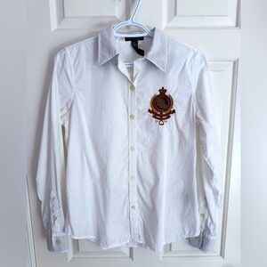 Ralph Lauren Crested Button Down Shirt